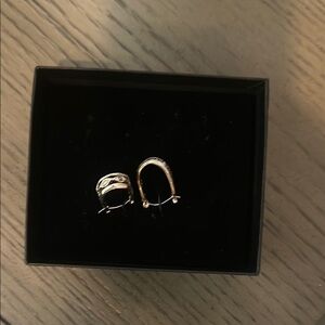 Elegant Silver Hoop Earrings